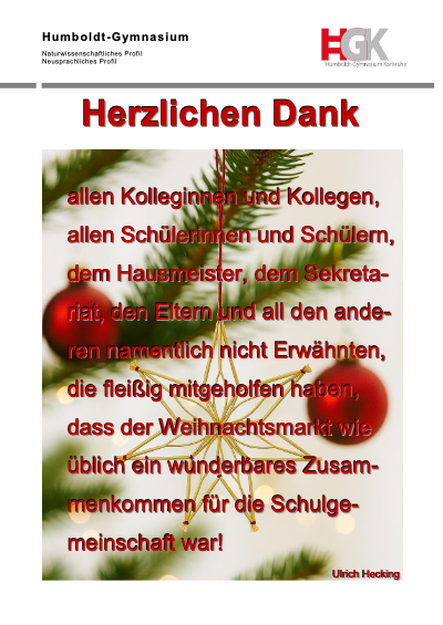 Thnx Weihnachtsmarkt